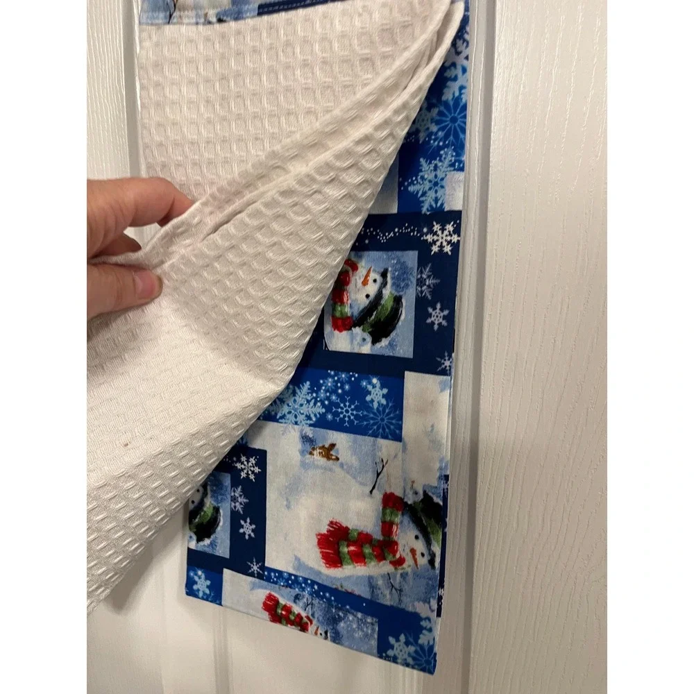 Snowman Kitchen Scarf: Christmas Kitchen Boa Hand Towel